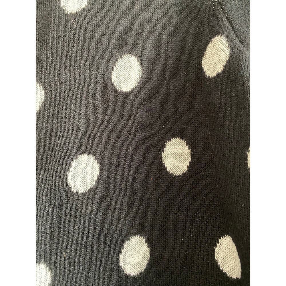 Lane Bryant Black Polka dot sweater - Picture 4 of 5